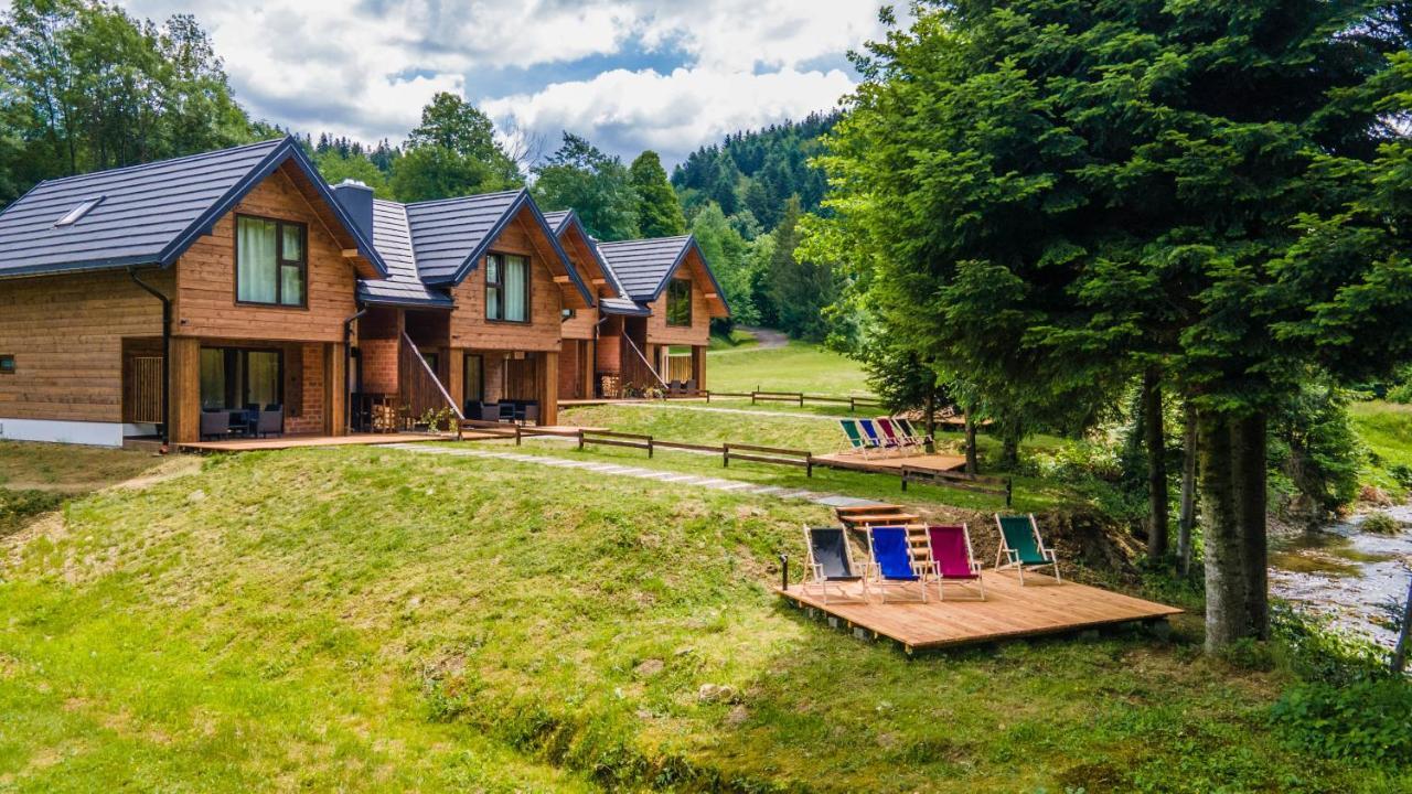 Bystre  Novosiele Residence - Nad Gorska Rzeka - Lesne Spa Sauna Jacuzzi - Bieszczady מראה חיצוני תמונה