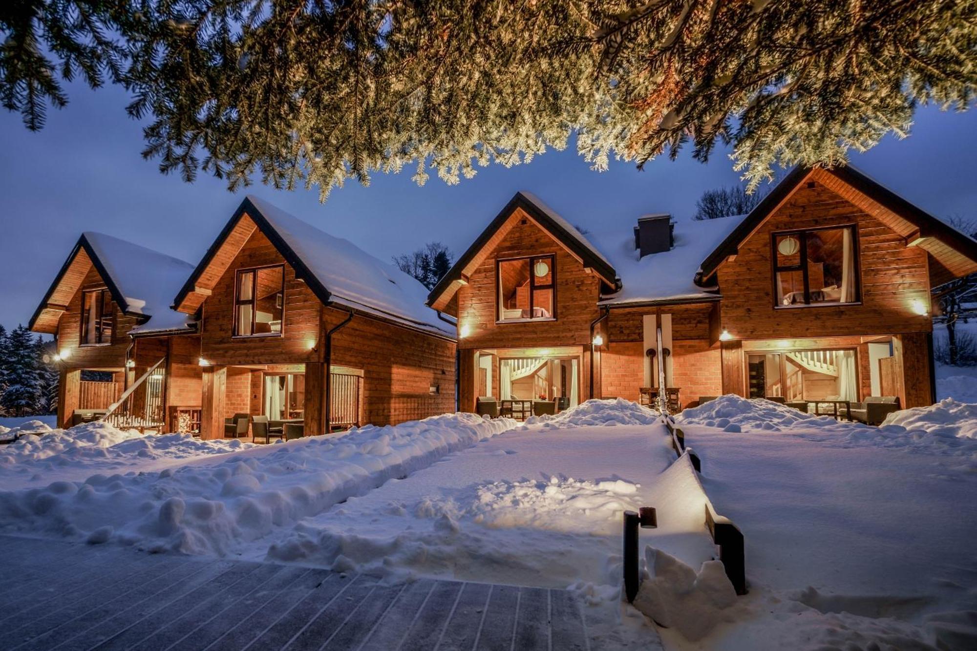 Bystre  Novosiele Residence - Nad Gorska Rzeka - Lesne Spa Sauna Jacuzzi - Bieszczady מראה חיצוני תמונה
